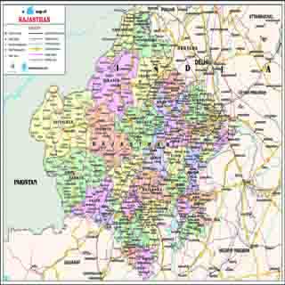 Rajasthan Map